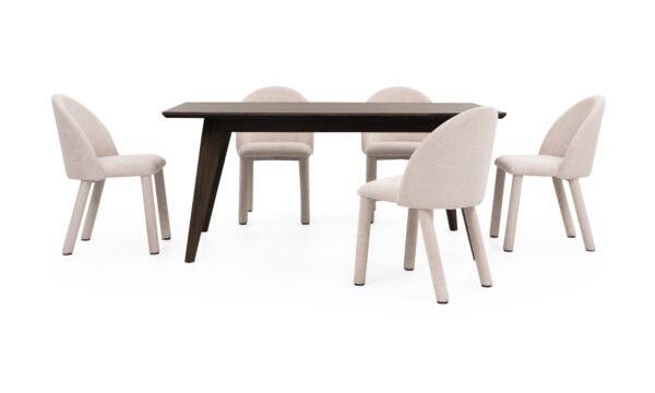 Mesa Comedor Genoa + 6 Sillas Lotto