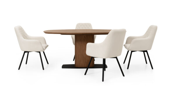 Mesa Comdeor Niza + 4 Sillas Odense P/N